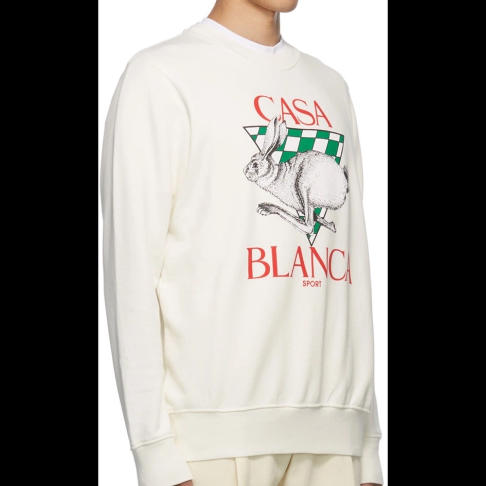 Casablanca Off-
White Casa Sport
Print Sweatshirt